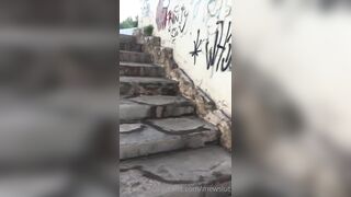 MewSlut Gets Outdoor Surprised By Stranger