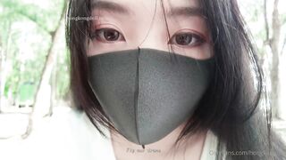 HongKongDoll Takes Backshots Masked On The Beach