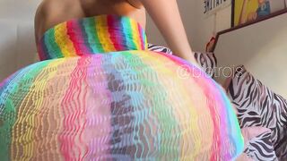 Biatrois Masturbates Her Plugged Butt