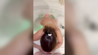 Zoeyava Pleasures His Firm Desire In The Bubble Bath