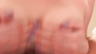 Melody Marks Milks Stepbro's Hard Dick Barefoot