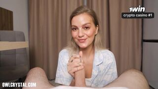 Owl Crystal Seduces With Her Tight sex In A Desperate Bargain