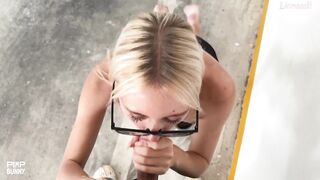 Lionessli Pleasures His Passion Kneeling In The Parking Lot