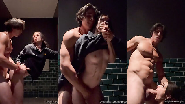 Nikkinicolexxx Surrenders To Passion In A Public Restroom