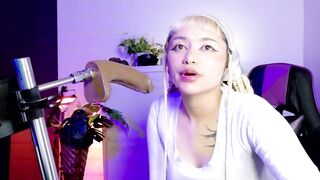 Sandra Milena Deeply Embraces Her Lover's Machine With Desire