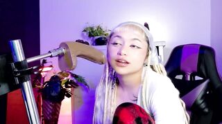 Sandra Milena Deeply Embraces Her Lover's Machine With Desire