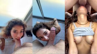 Nany Palacio Devours His Big cock Passionately
