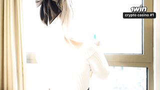 Flexy Lover Explores Extreme Flexible fuck In A Maid Outfit