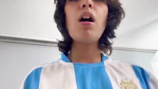 GABRIELAFoxx Rides His Big cock While He Watches Game