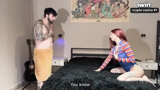 Meg Vicious Swallows Stepdads Big Fluid Before Party