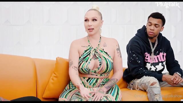 Alexis Andrews Gets DP'd By 2 Huge Cocks On Podcast