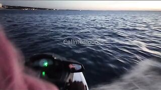 Call Me Slo Rides Jet Ski Naked On The Beach