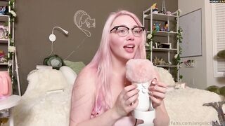 Angelicfukdoll Teases Big Tits In ASMR Session