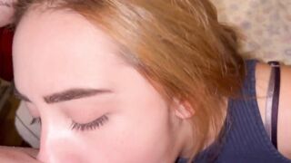 Raxxxbit Sucks Boyfriend Sloppy Rough Blowjob