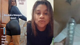 Alejandra Velasquez Fucks Herself With Dildo In Leggings