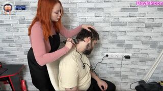 DeylaMoon Swallows Huge Fluidshot After Customer Roleplay