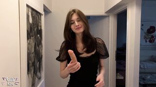 Cutie Kim Sucks Neighbor's Cock For Her 18th Birthday