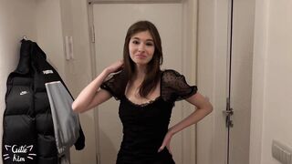 Cutie Kim Sucks Neighbor's Cock For Her 18th Birthday