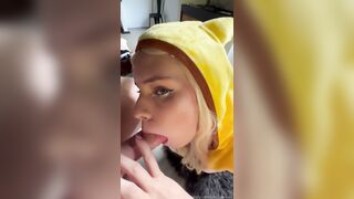 AleGarces666 Rides Man's Dick And Gulps Cum As Pikachu