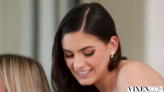 Isa Bella & Khloekapri Drain Huge Cock Orally