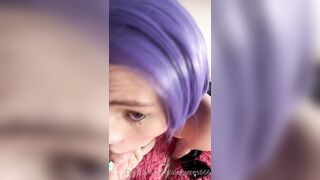 AleGarces666 Sucks Cock & Swallows Cum As Raven