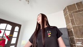 Nikol Foster Pisses Jeans On Office Desk