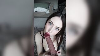 Elise Laurenne Deepthroats Faux Cock as Bunny