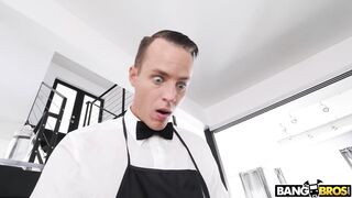 Harleydean Gets Blasted With A Cum Facial Showing Off Her Piercing