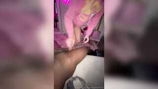 GingerBunny Deepthroats Huge Cock Then Rides It Raw