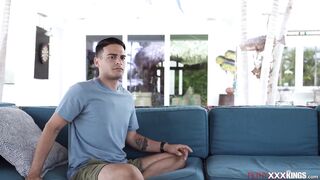 Brittany Andrews Sucks Stepson's Big Cock In Shower