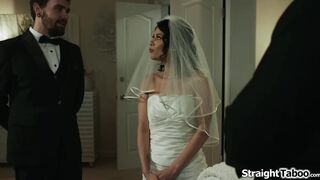 PenelopeReed Licks Stepdad's Hairy Core In Bridal Dress