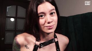 Minami Corrupts With Oiled Tattoos And Shaved Core