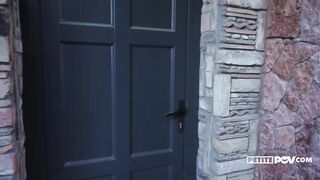 Alyssa, Candee & Irina Ride Huge Cock Together