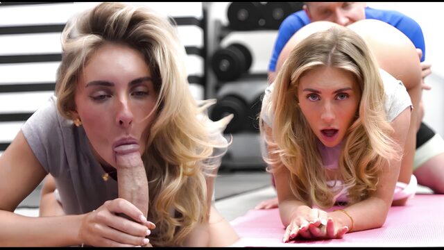 Bonnie Blue Gets BWC Cream Pie At Her Gym