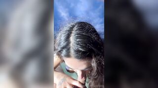 Jois Ramirez Swallows Hard By The Pool