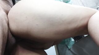 Cherry Bomb Deepthroats Thick Cock In The Bathroom