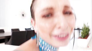 Ivy Lebelle Takes Hard Oiled Anal Cumshot