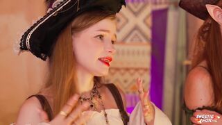 Arina Fox Gagging On BWC During Fantasy Elf Roleplay