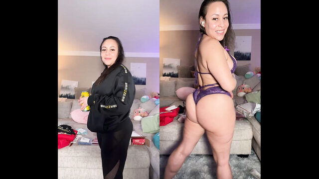 Carmela Clutch Fucks Her Big Ass Live On Stream