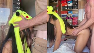 MichelleFromChina18Yes Takes Hard Drilling In Pikachu