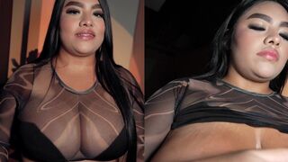 Sheelcy Gets Her Big Peaks Dripping With Oil