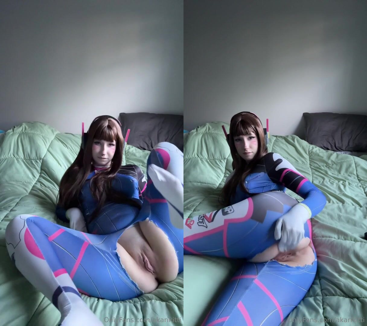 Akarikitti Fingers Her Wet Pussy In DVA Cosplay 