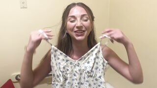 Macy Meadows Gets Sloppy Car Head In Her Miniskirt