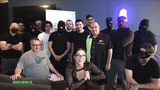 MadisonWildexxx Overwhelmed By Multiple BBCs In Mesh Outfit