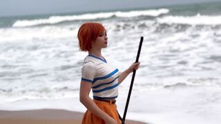 Redhead Sweetie Fox Delivers Deepthroat With Bare Tits POV