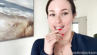 JessieAndJackson Indulges In Sloppy ThroatFuck Amidst Sweet Cum