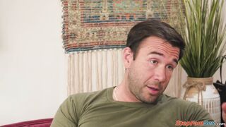 Rocky Emerson Licks Shaved Pussy In The Bedroom