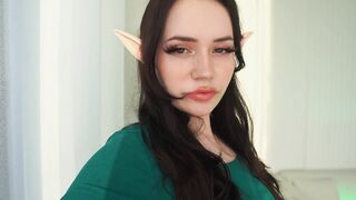 Missslily Masters Her Sloppy Kiss In Solo Roleplay