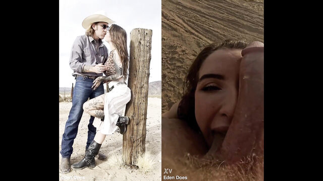 Eden Ivy Experiences Risky Outdoor Hookup