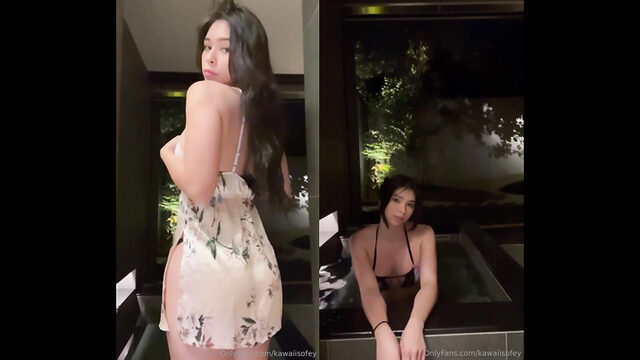Aishah Sofey Flaunts Her Big Ass In The Jacuzzi